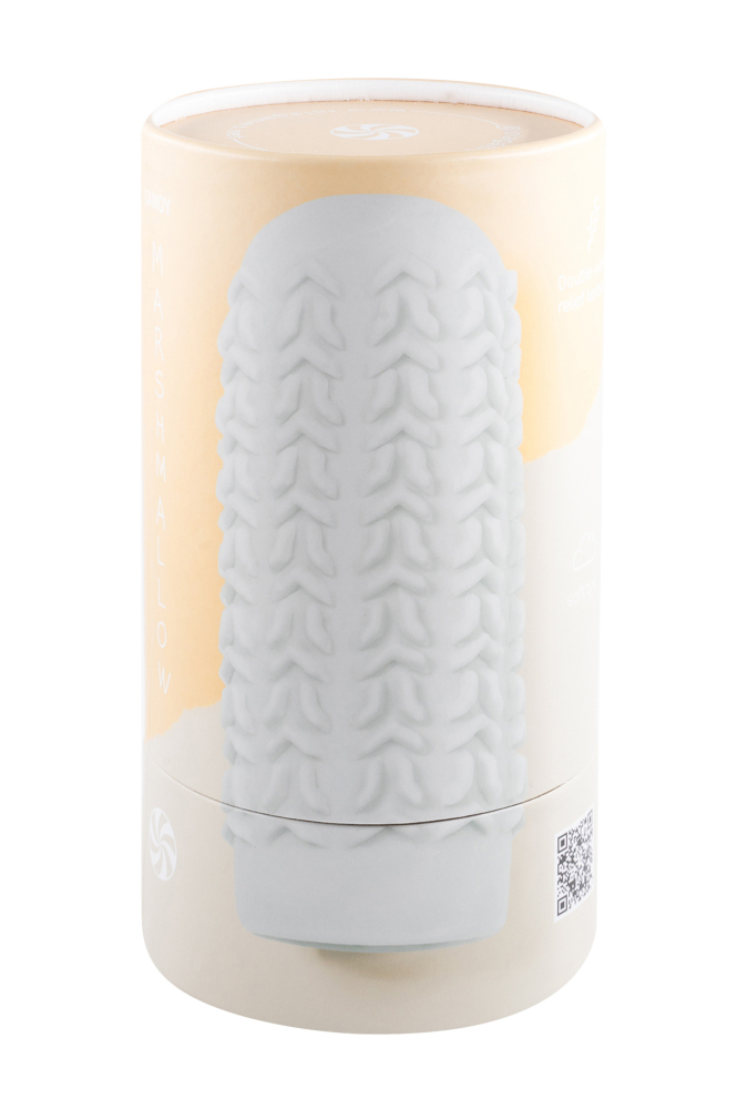 Мастурбатор Lola Games Marshmallow Maxi Syrupy двусторонний, фиолетовый 8076-03lola - Lola Toys - Не анатомические мастурбаторы - Купить