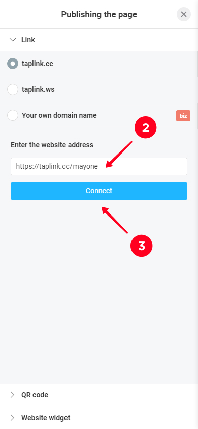 Connecting an URL to an Instagram link in bio page with Spotify links and players