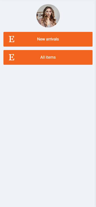 Etsy list and shop links added to an Instagram link in bio page on Taplink