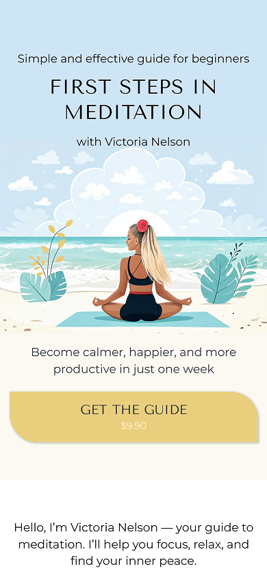 Top of a meditation coach’s Lnk.Bio-style page built with Taplink