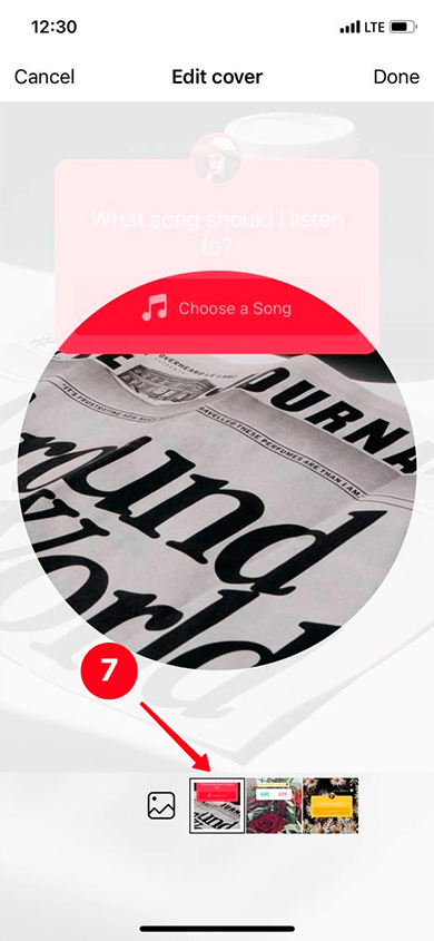 Setting up a posted to highlights story as the cover