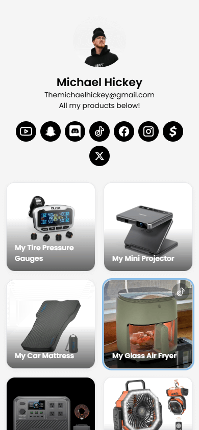 Hoo.be website of a tech product seller