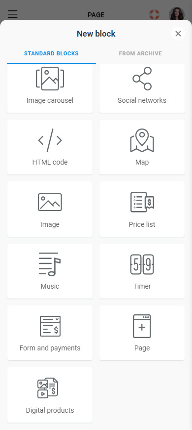 The last 11 Taplink blocks on the list