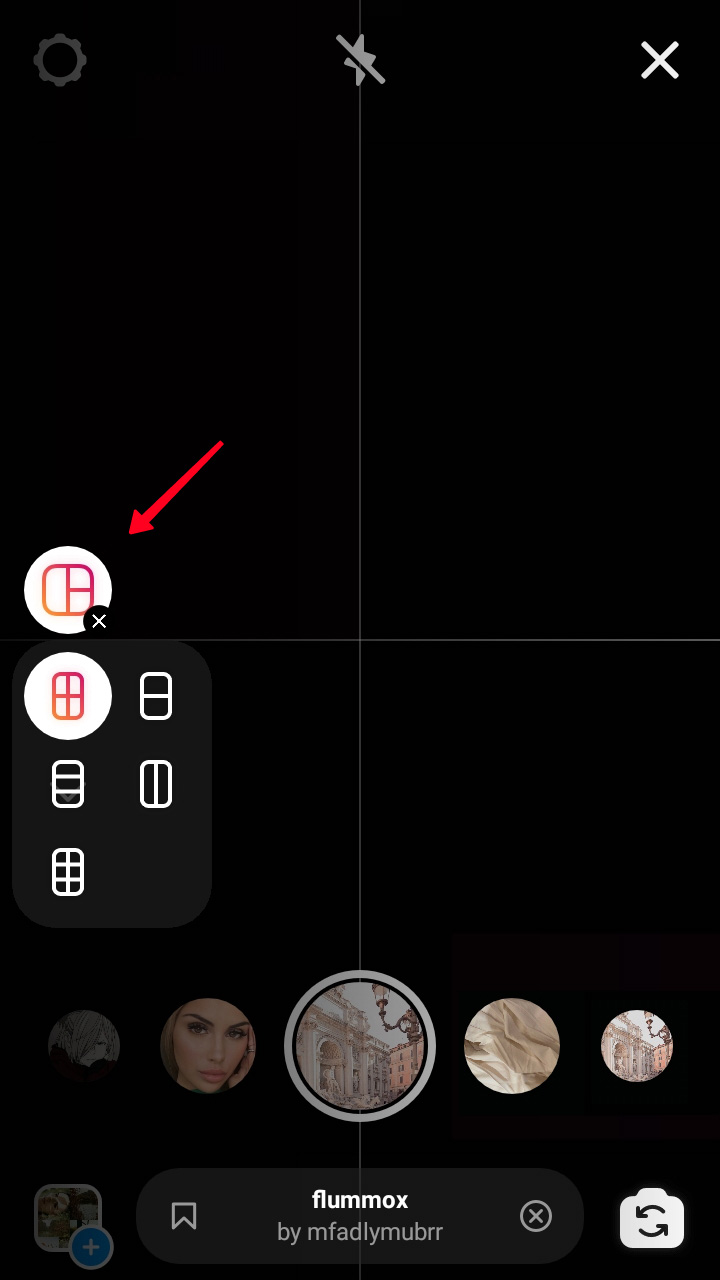 Highlighted Layout feature in the Instagram camera