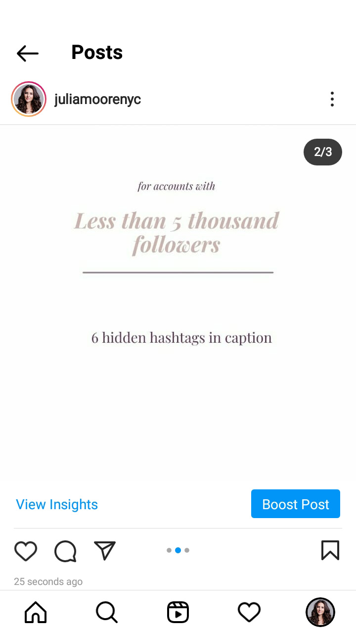 Part of a divided text posted to Instagram as an image carousel
