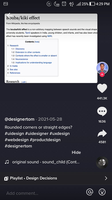 Wikipedia screenshot shown in a TikTok video