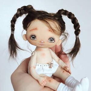 V dolls. Кукла z 5 m. Tiny Dolls by v g. Doll 5,90 inches USA.