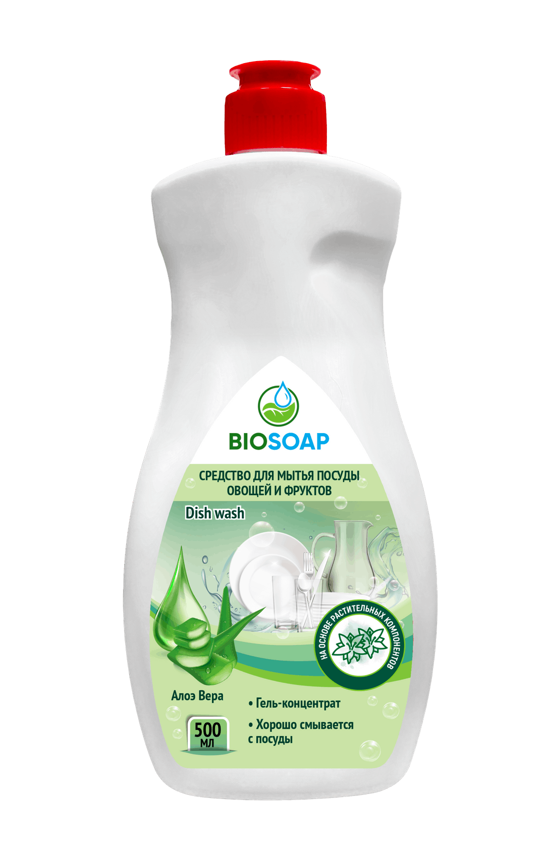 BIOSOAP Для посуды "Алоэ" (500 мл)