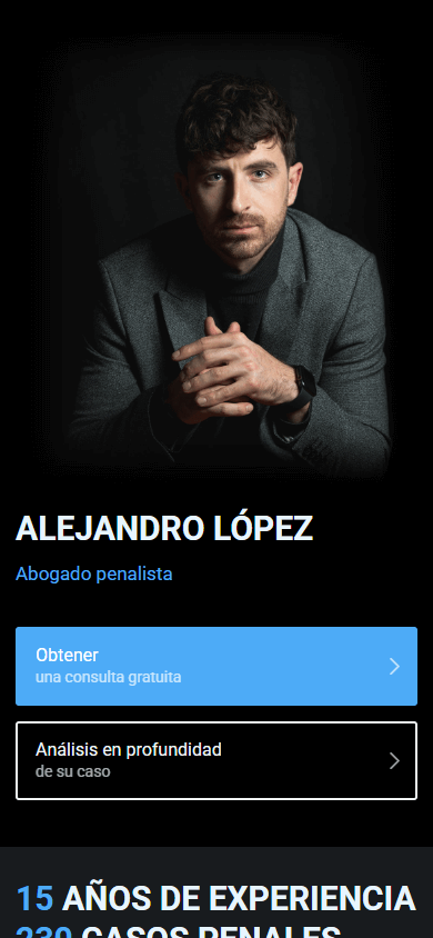 Parte inferior del ejemplo de Linktree de un negocio de bienes raíces