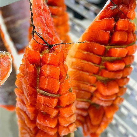 🐟 Юкола семги подкопченая