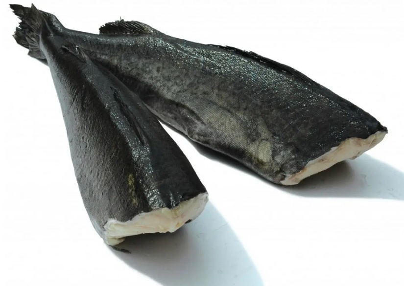 Треска купить кг. Угольная рыба Anoplopoma fimbria. Black Cod рыба. Угольная рыба ПБГ. Треска чёрная (угольная рыба).