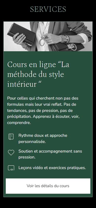 Le milieu du design du Linktree de la styliste
