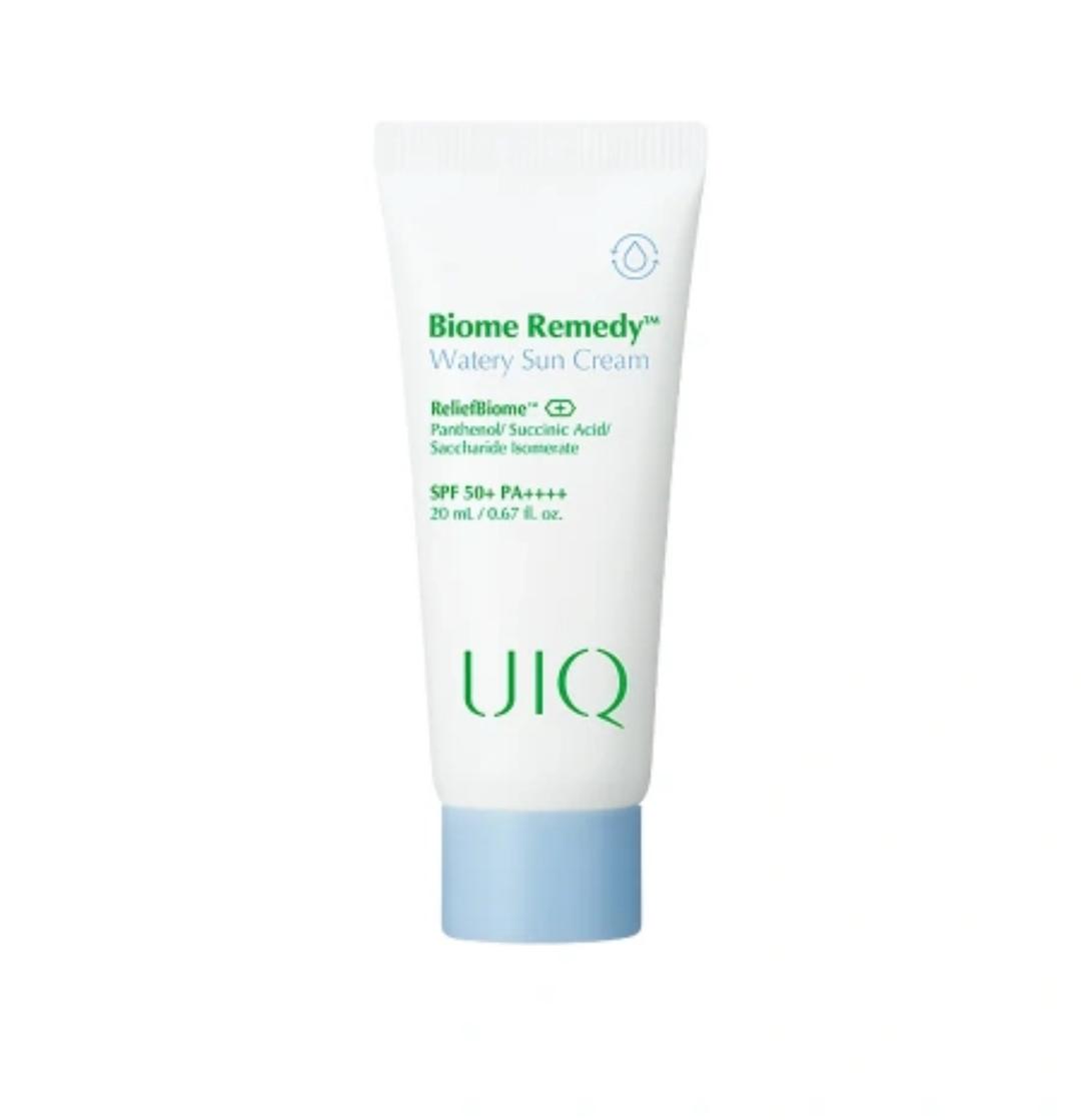 Uiq biome remedy watery sun cream