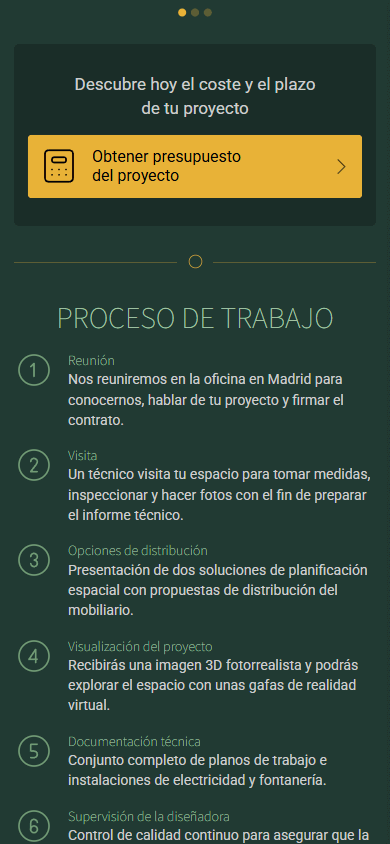 El medio del ejemplo del Linktree de la diseñadora