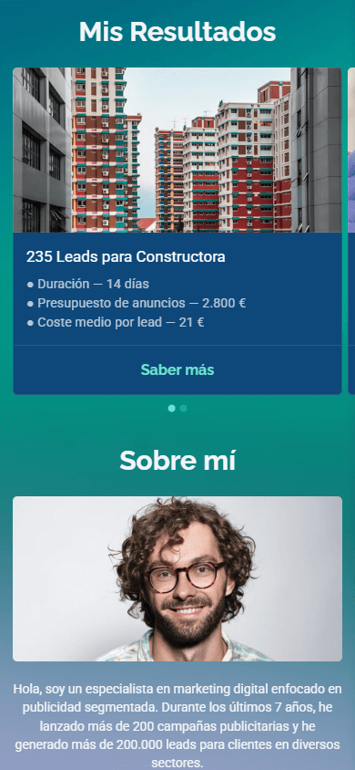 El medio del Linktree del especialista en marketing