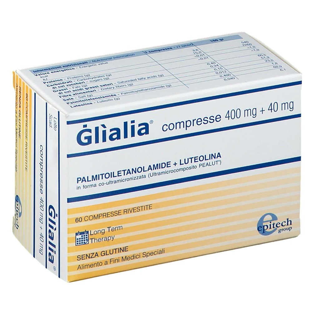 Глиалия, Glialia 400 мг, 60 таблеток