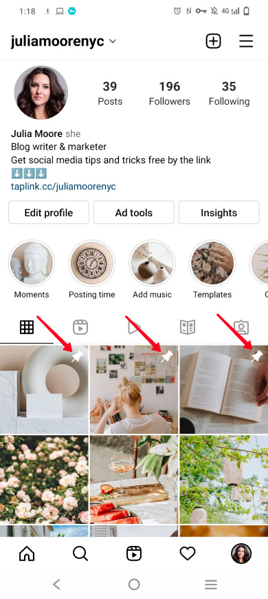 What is Pin to profile on Instagram and how to use it
