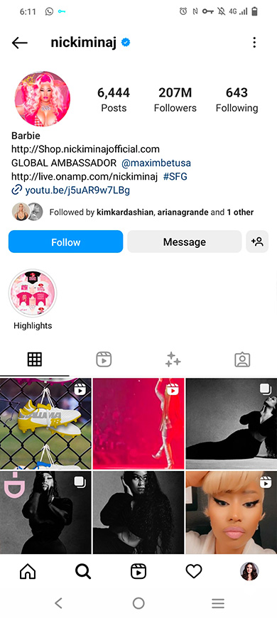 most followed accounts on instagram