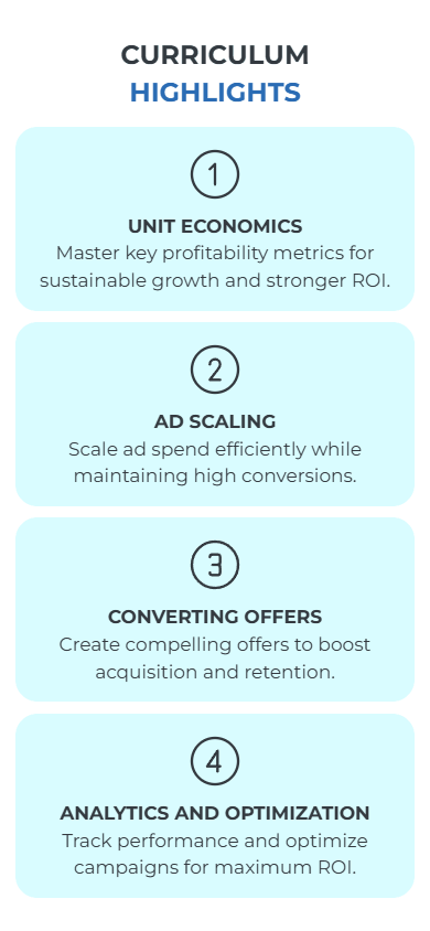 Middle of the digital marketer’s landing page created with Taplink AI