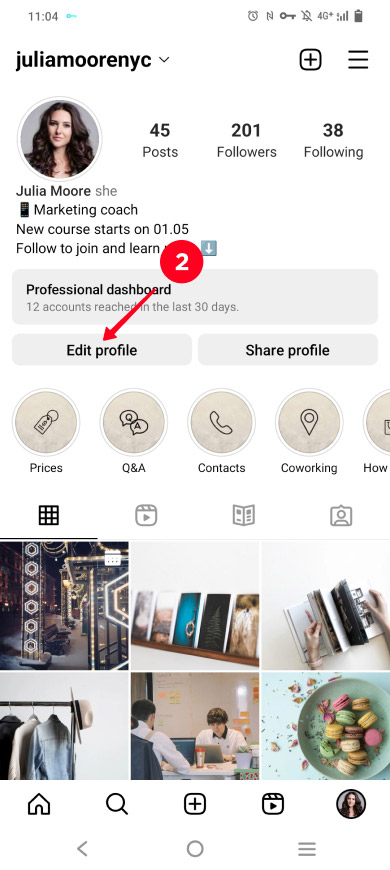 How to add a link to your Instagram bio