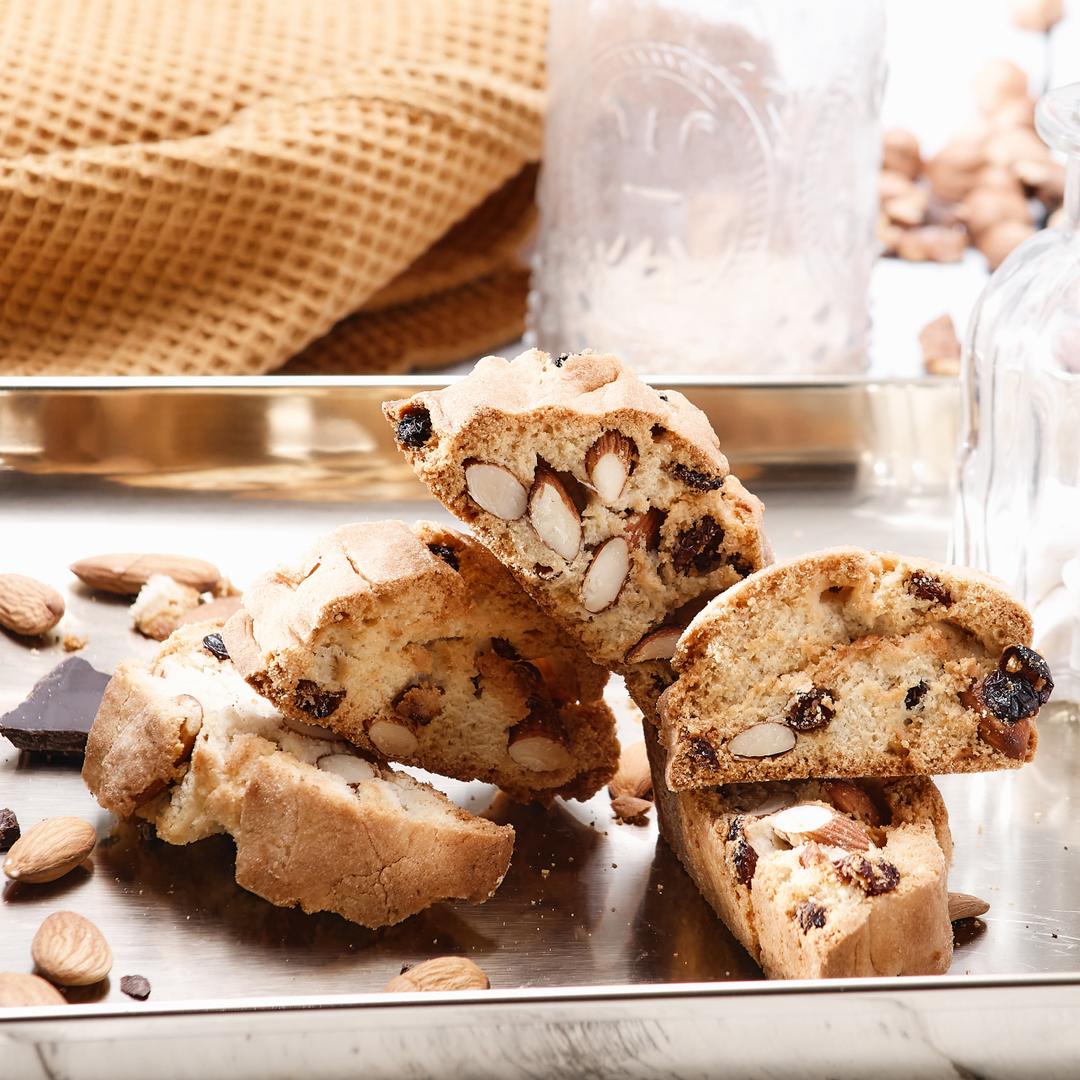 Candied and Raisins Biscotti