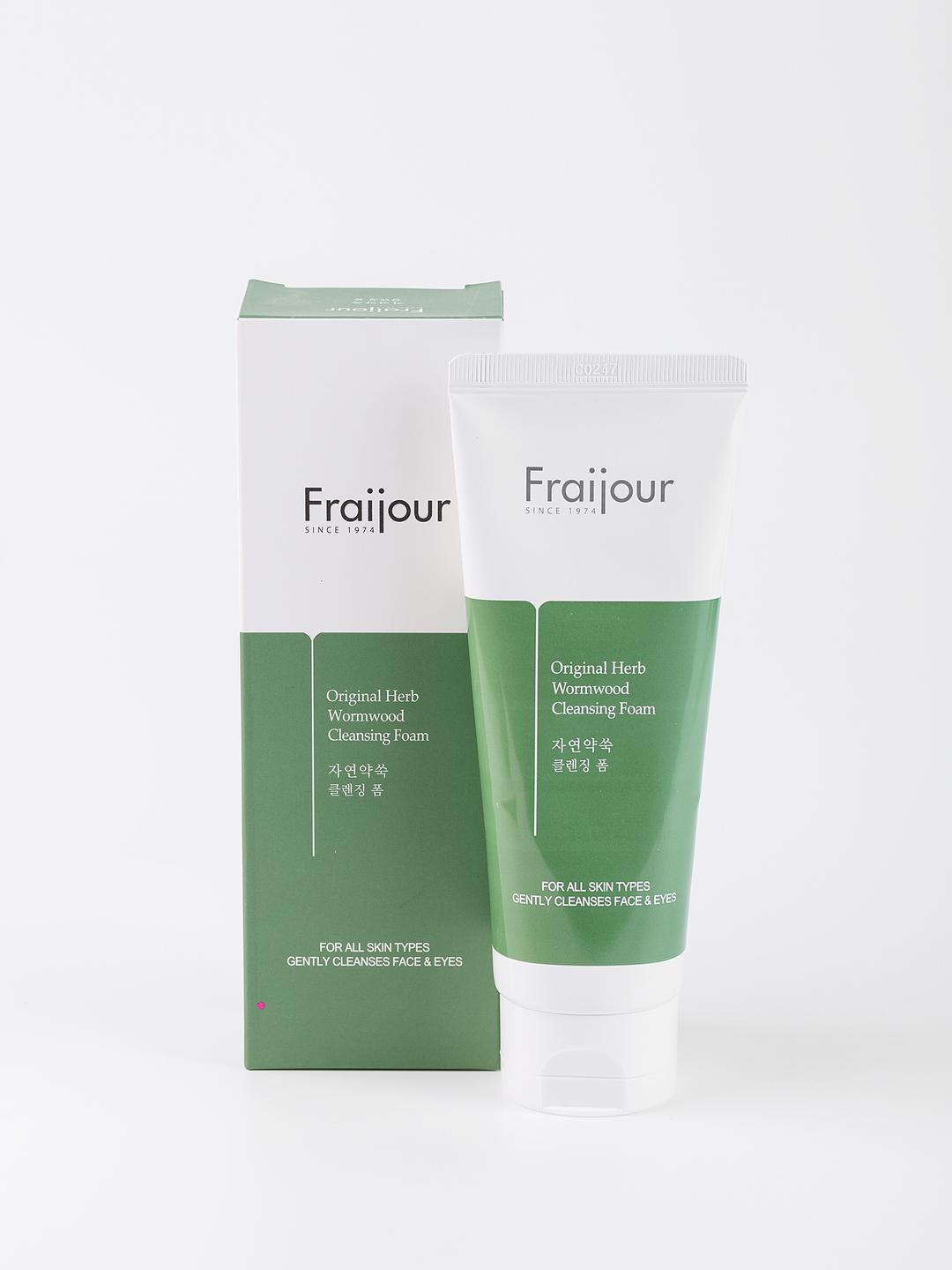 Fraijour original herb wormwood. Пенка Fraijour. Evas Fraijour пенка для умывания Original Herb Wormwood Cleansing Foam, 150 мл. Пенка Fraijour с полынью. Пенка для умывания Fraijour Original Herb.