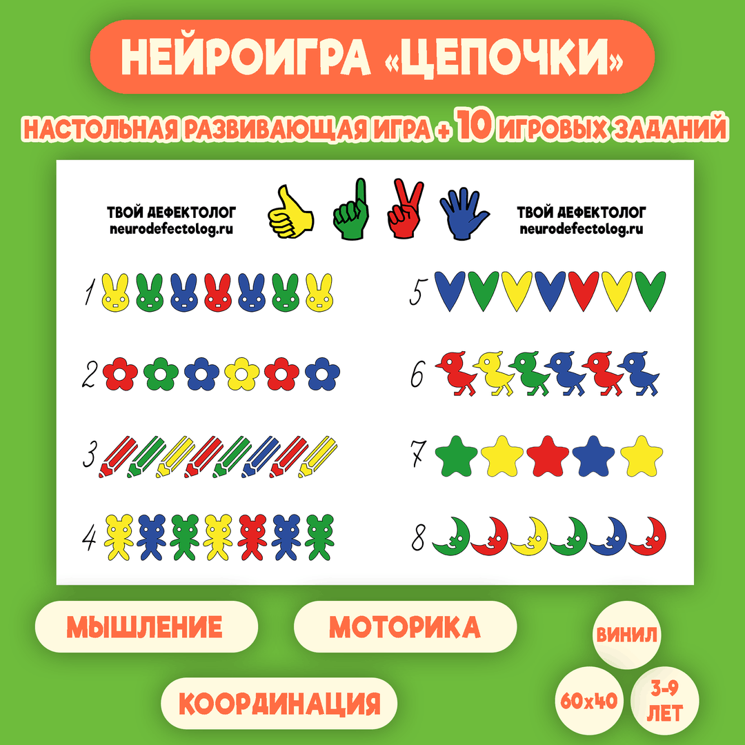 Нейроигра Цепочки