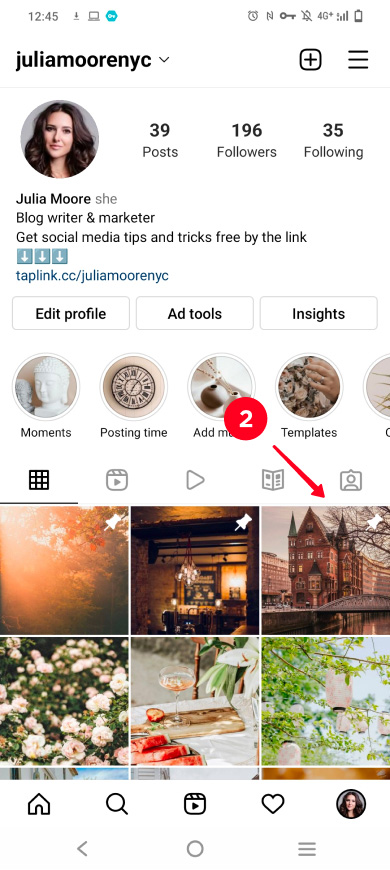 How to pin Instagram posts at the top of your page