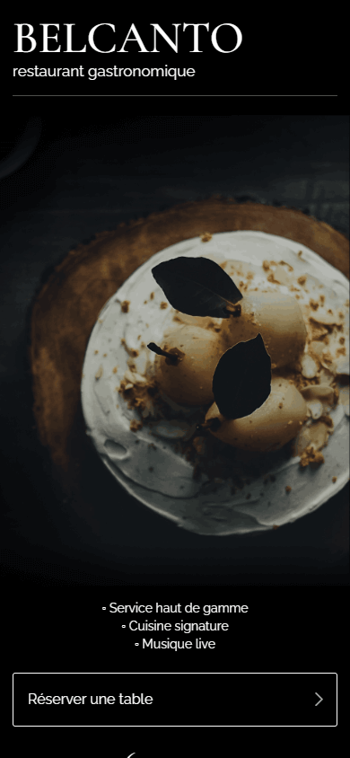 Le haut du meilleur exemple de Linktree de restaurant