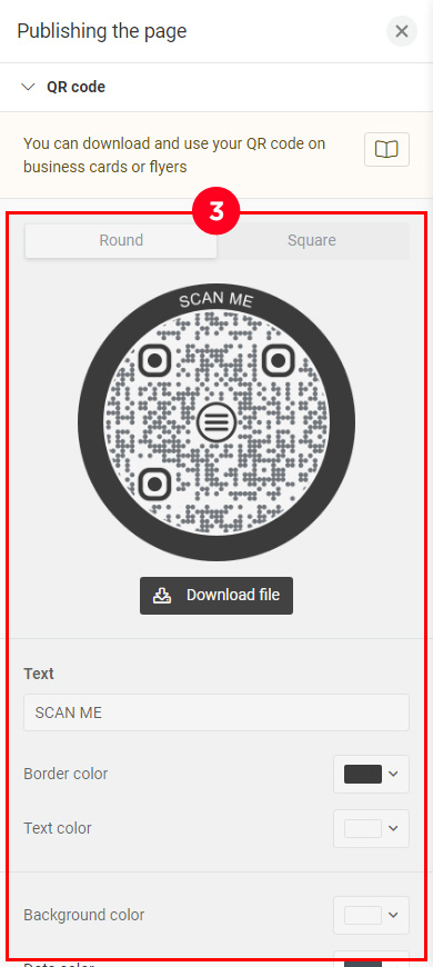 How to create a QR code menu